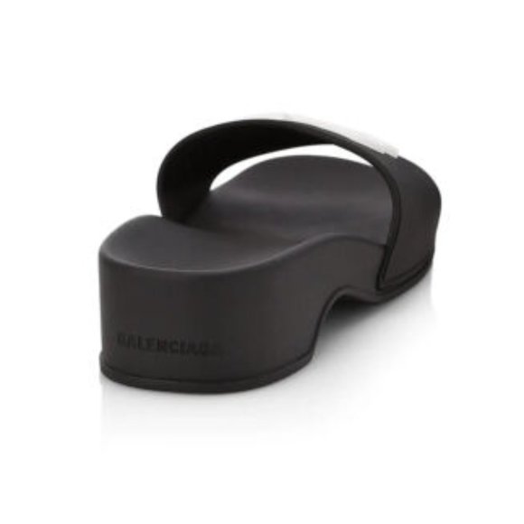 BALENCIAGA Pool BB Slide Sandal - Picture 3 of 6